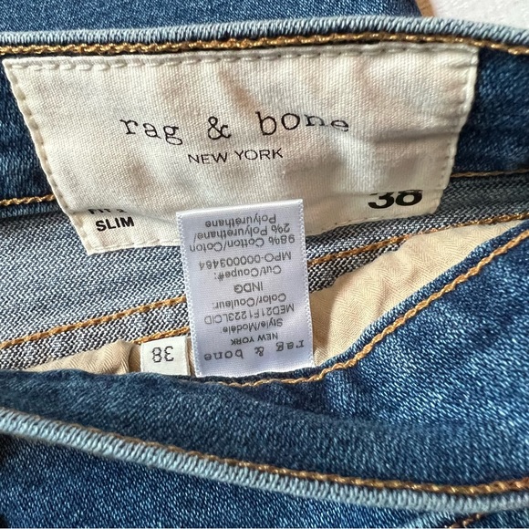 Rag & Bone Fit 2 Slim Indigo Jeans - Picture 7 of 8